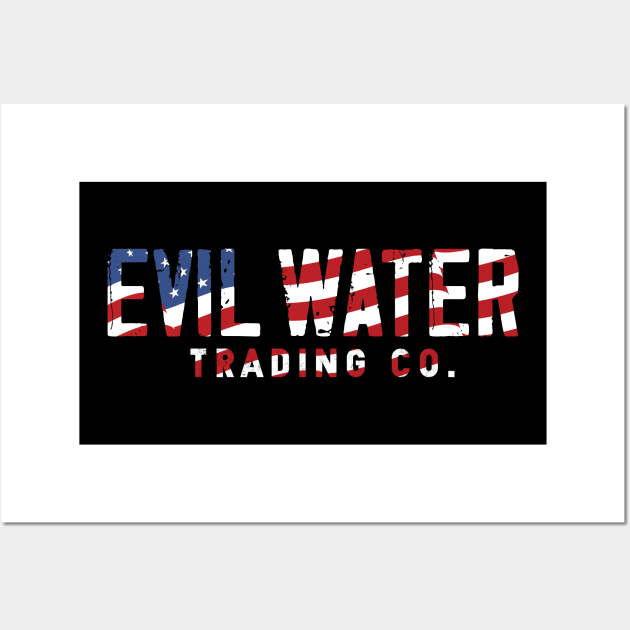 EWTC American Flag Wall Art by Evil Water Trading Company